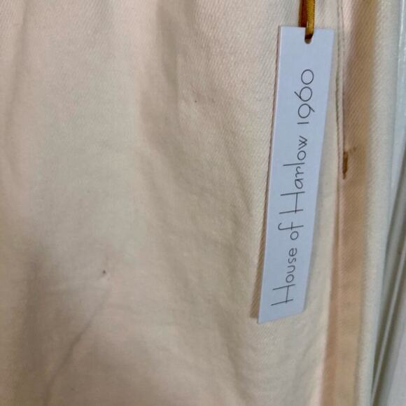 NWT House of Harlow 1960 Super High Rise Straight Jeans Stone Color Size 32" - Picture 6 of 10